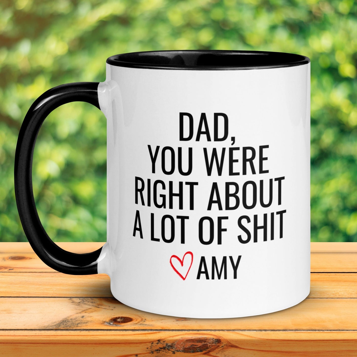 Dad You Were Right, Personalized Gift, Fathers Day Gifts, Custom Dad Mug - Zehnaria - ALL PERSONALIZED - Mugs