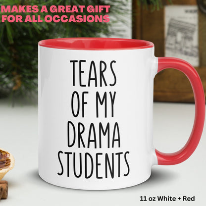 Drama Teacher Gifts, Drama Teacher Mug, Tears of My Drama Students Mugs, Funny Mug - Zehnaria - CAREER & EDUCATION - Mugs