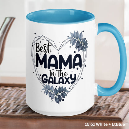 Mom Gift, Mothers Day Gifts, Best Mama In The Galaxy, Mom Coffee Mug - Zehnaria - FAMILY & FRIENDS - Mugs