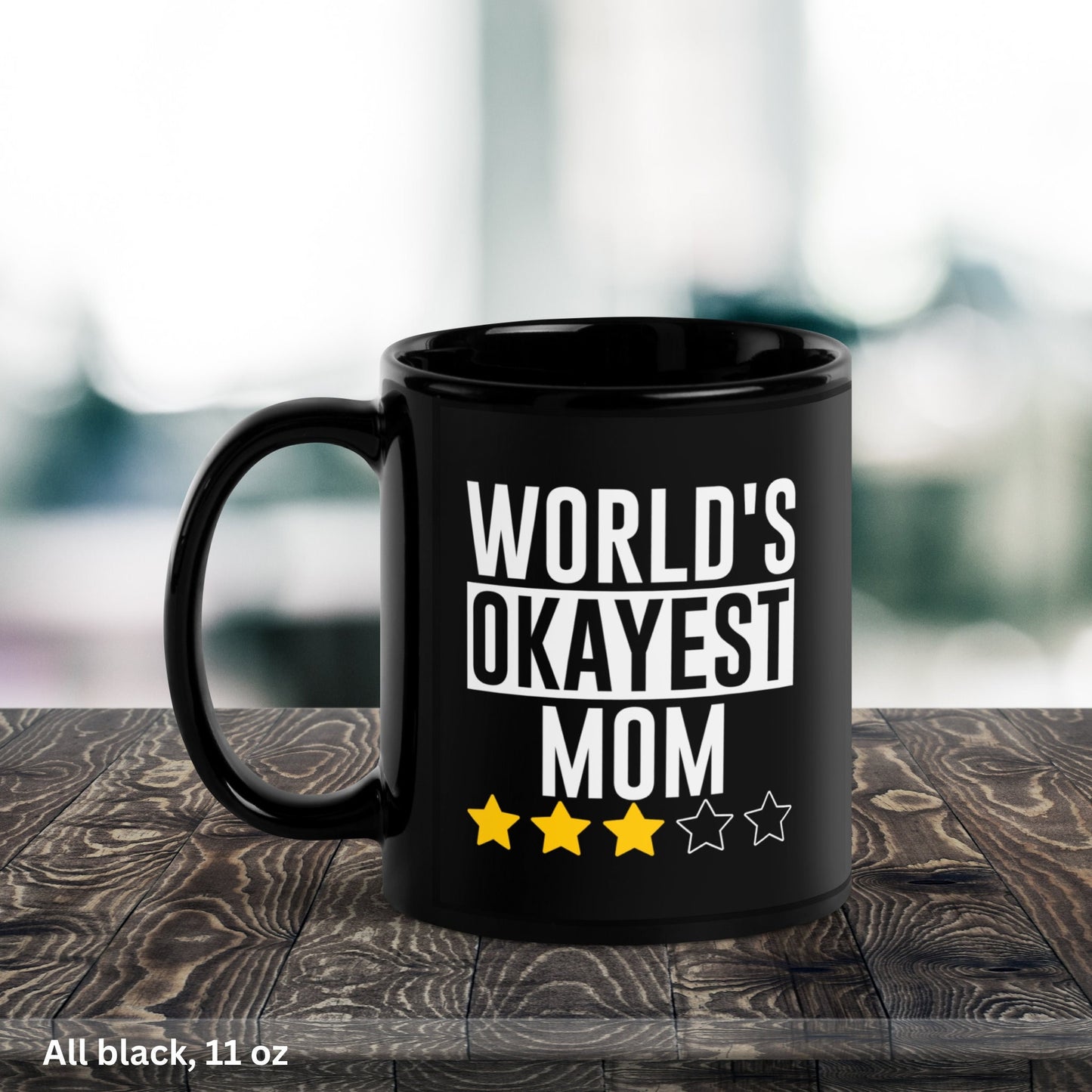 Worlds Okayest Mom Mug, Mothers Day Gifts, Mom Coffee Mug, Mom Gift Ideas - Zehnaria - - Mugs