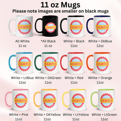 Funny Coffee Mug, My Five Moods, Sarcastic Mug, Personalized Gift - Zehnaria - FUNNY HUMOR - Mugs