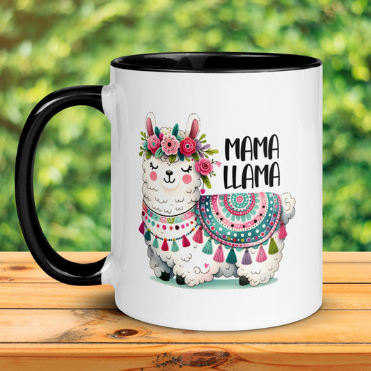 Llama Mama Mug, Personalized Llama Mug, Llama Gifts For Her, Mothers Day Gifts - Zehnaria - ALL PERSONALIZED - Mugs