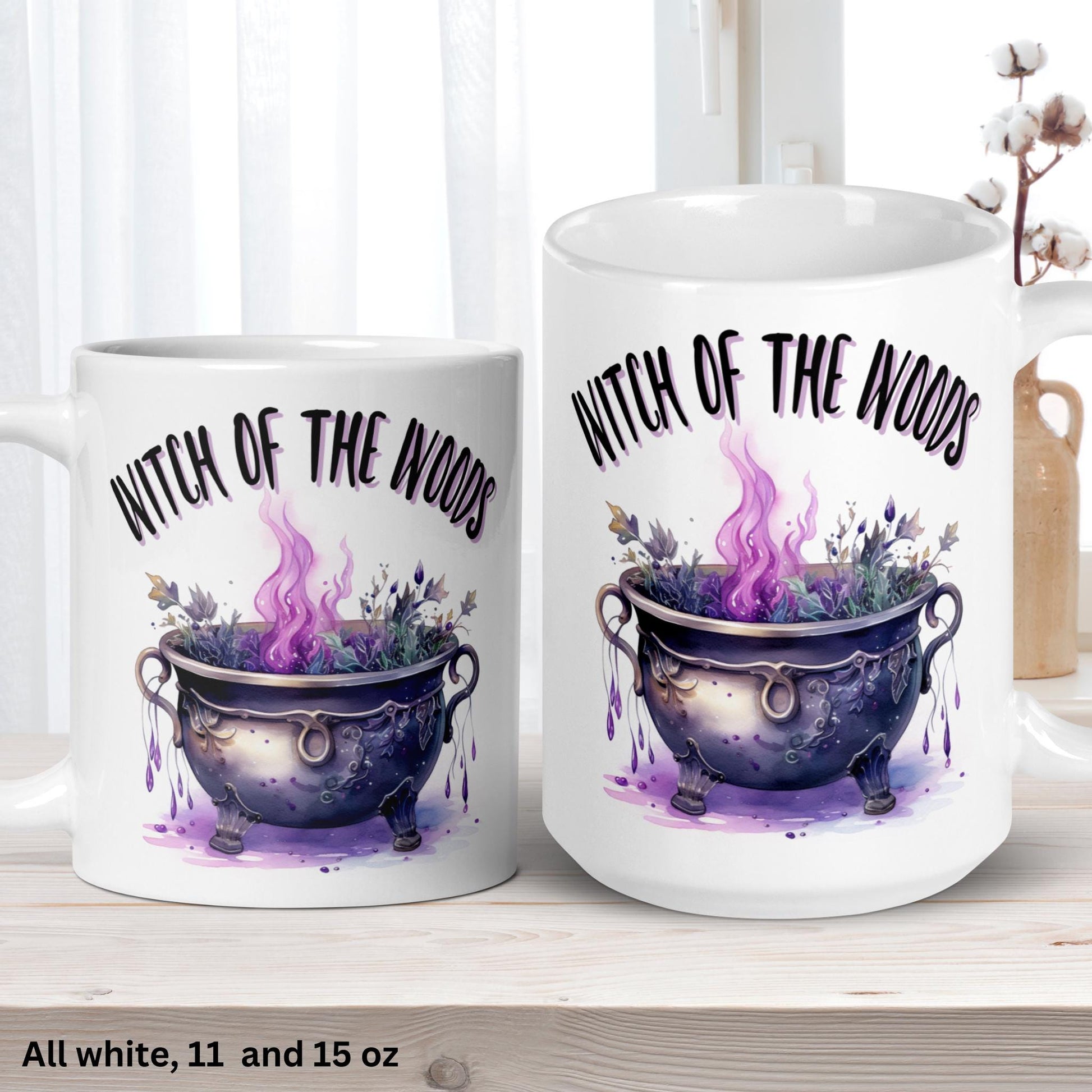 Witch Cauldron Mug, Halloween Gifts, Witchy Mug, Spooky Season - Zehnaria - HALLOWEEN - Mugs