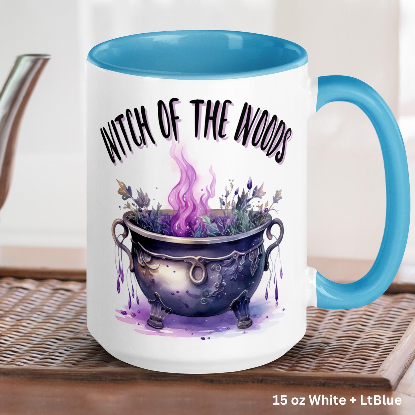 Witch Cauldron Mug, Halloween Gifts, Witchy Mug, Spooky Season - Zehnaria - HALLOWEEN - Mugs