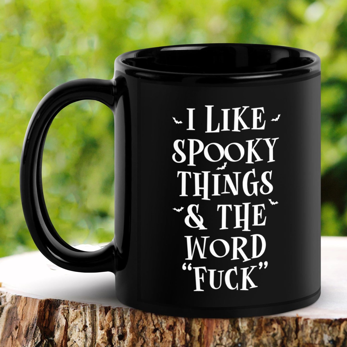 I Like Spooky Things & The Word Fuck, Halloween Mug, Funny Gift, Spooky Season - Zehnaria - FUNNY HUMOR - Mugs