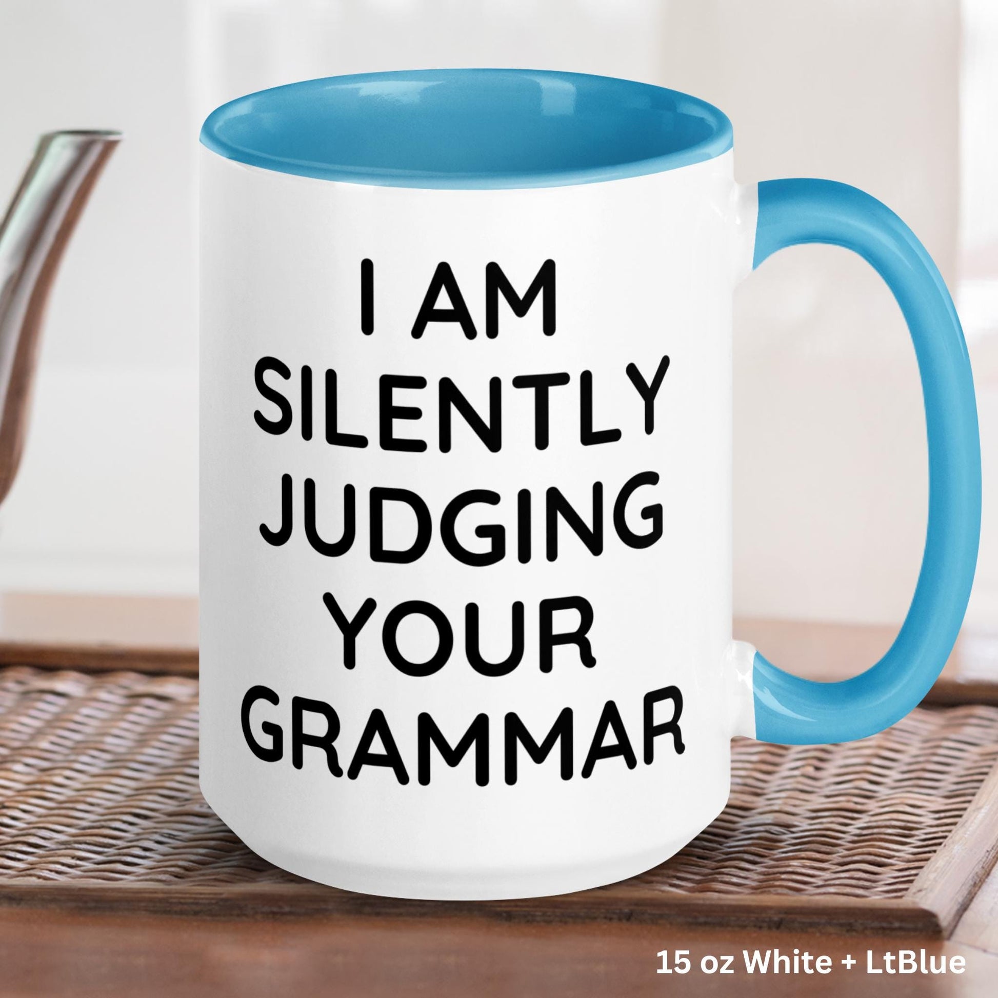 Grammar Mug, Teacher Gifts, English Teacher Mug, English Teacher Gift - Zehnaria - FAMILY & FRIENDS - Mugs