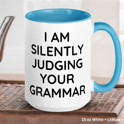 Grammar Mug, Teacher Gifts, English Teacher Mug, English Teacher Gift - Zehnaria - FAMILY & FRIENDS - Mugs