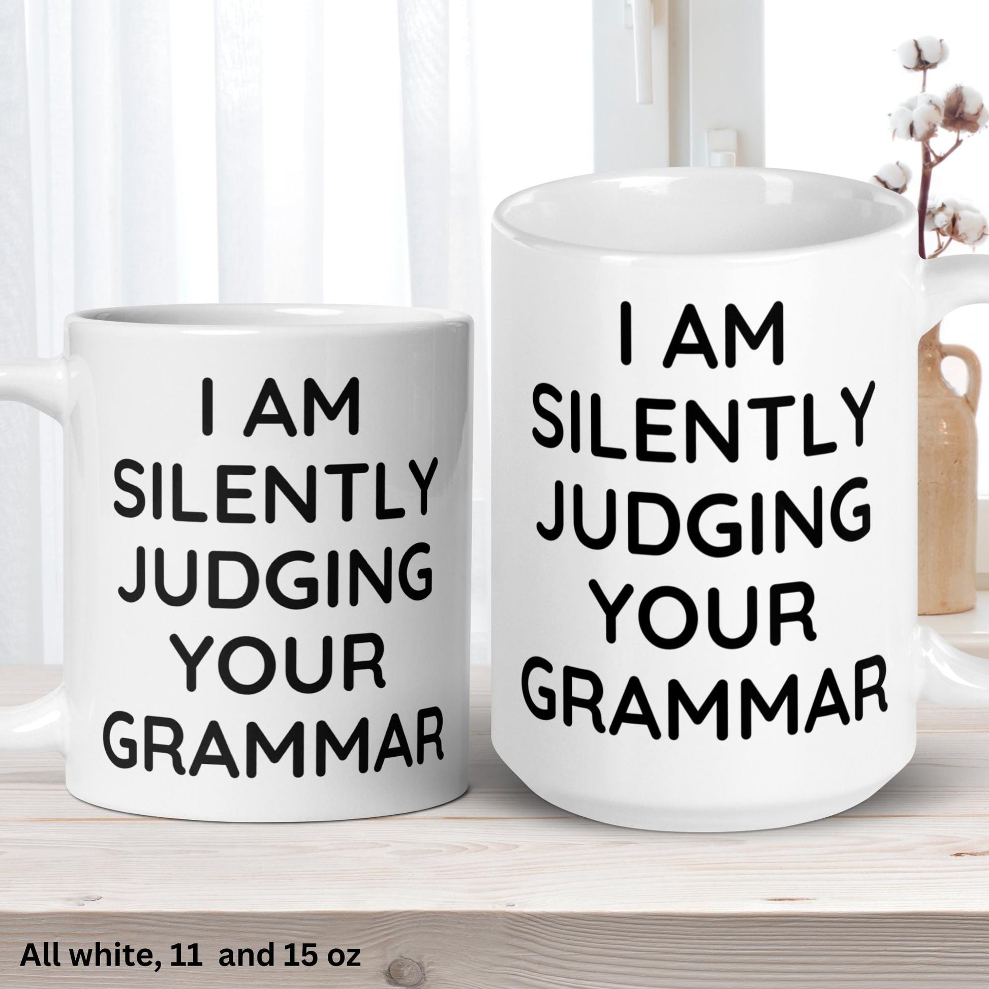 Grammar Mug, Teacher Gifts, English Teacher Mug, English Teacher Gift - Zehnaria - FAMILY & FRIENDS - Mugs