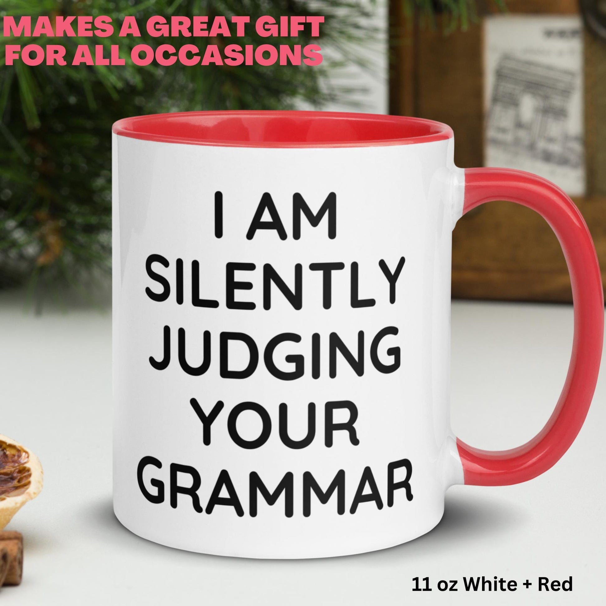 Grammar Mug, Teacher Gifts, English Teacher Mug, English Teacher Gift - Zehnaria - FAMILY & FRIENDS - Mugs