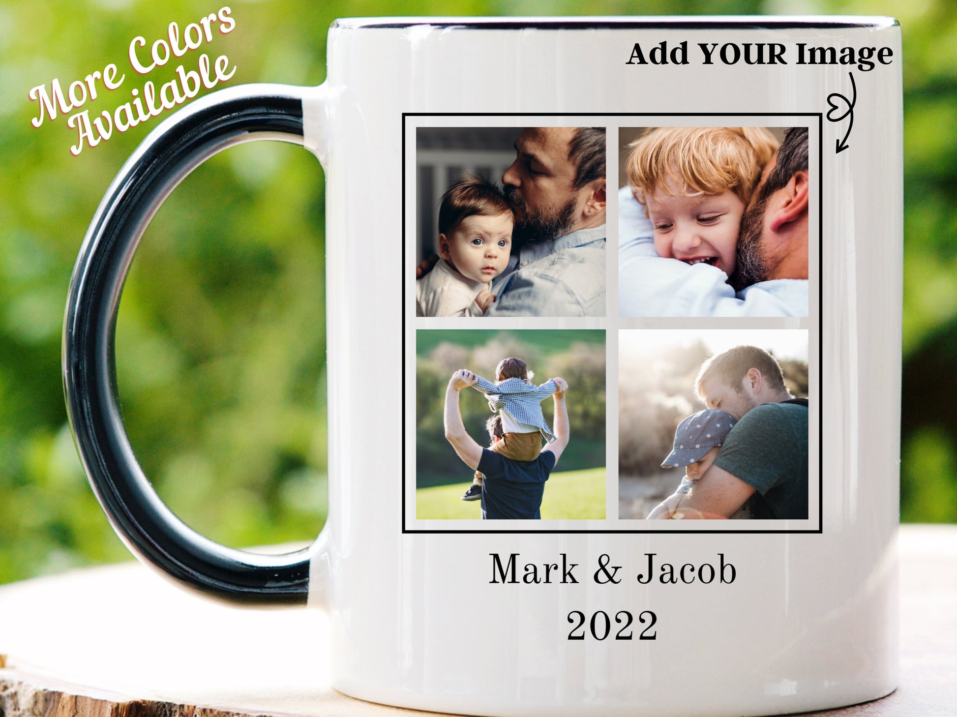 Personalized Photo Custom Mug, Family Mug - Zehnaria - FAMILY & FRIENDS - Mugs