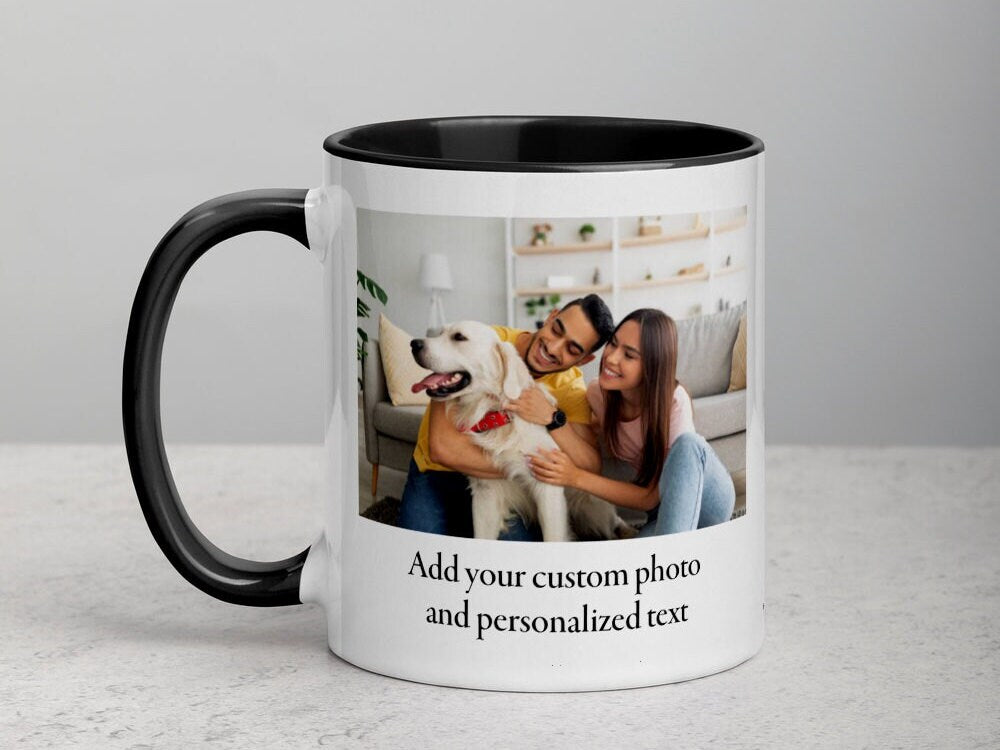 Personalized Photo Custom Coffee Mug, Picture Mug, Name Mug, Tea Coffee Cup, Photo Mug, Gift for Friend, Anniversary Wedding 133 Zehnaria