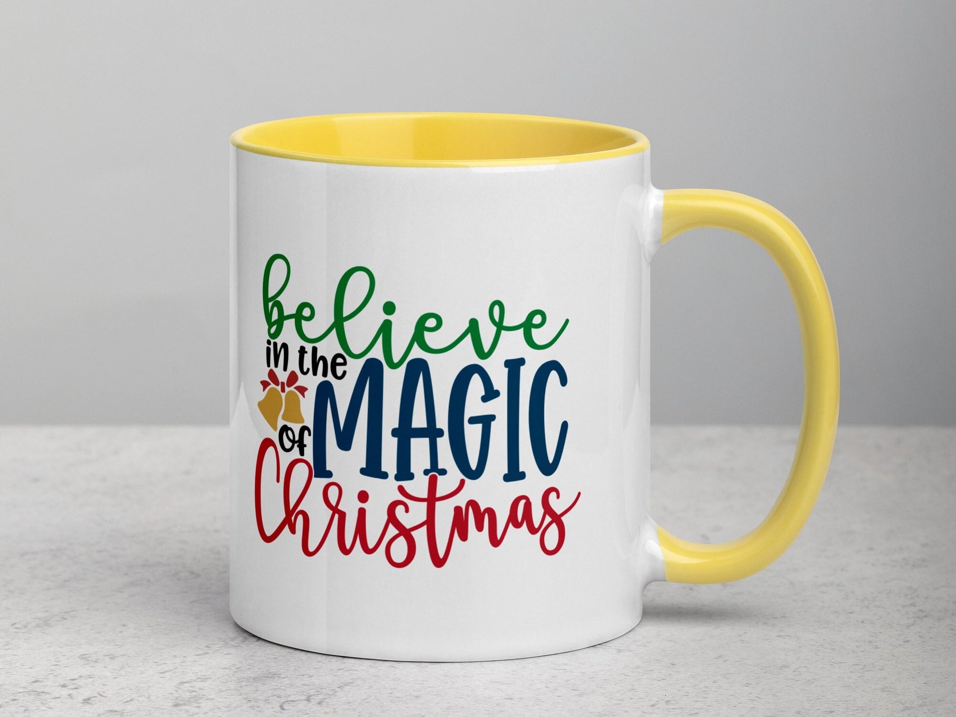 Believe in the Magic of Christmas Mug, Coffee Cup, Birthday Gift for Dad Mom, Gift for Her Him, Holiday Ceramic Mug, 025 Zehnaria