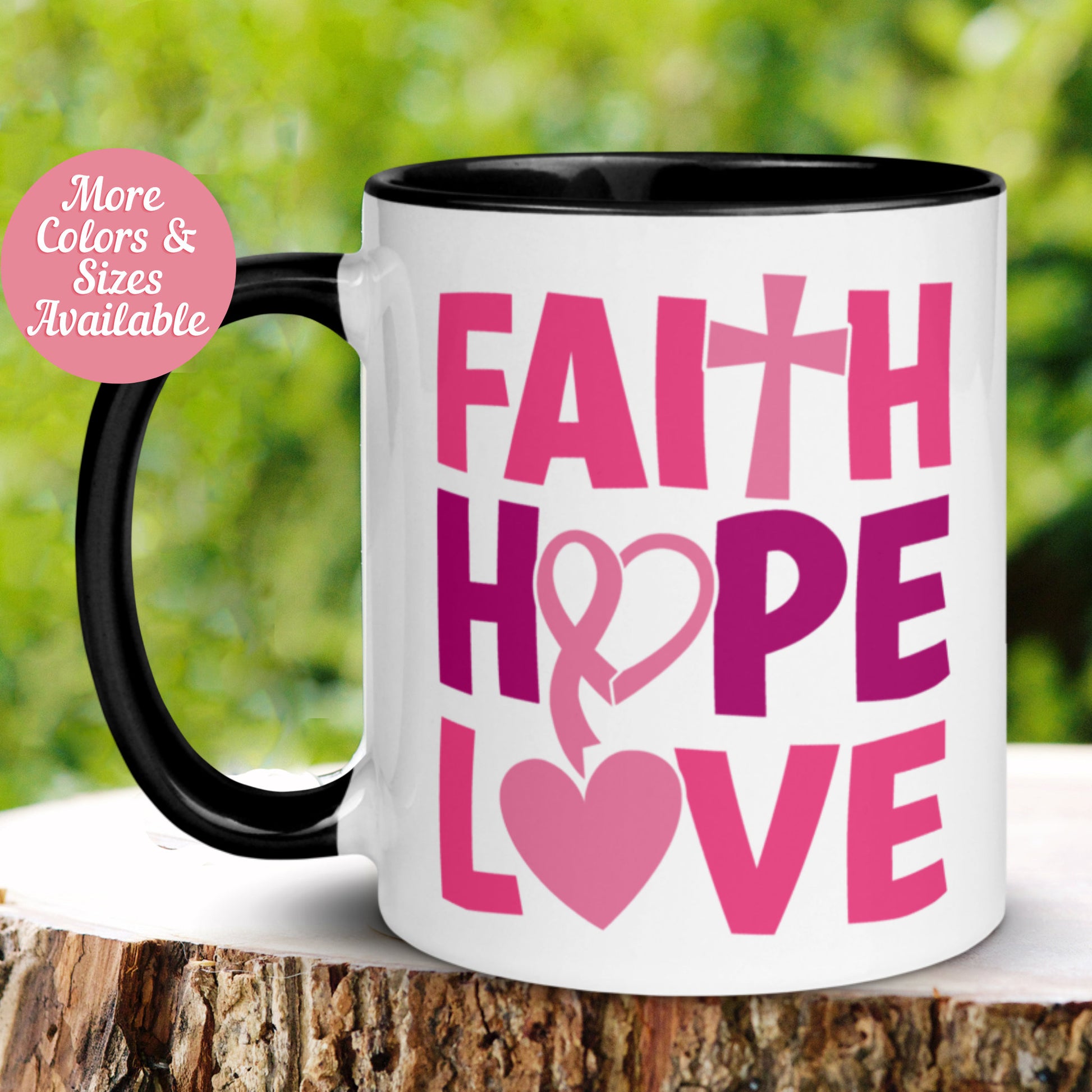 Cancer Mug, Cancer Awareness - Zehnaria - FAITH AND RELIGION - Mugs