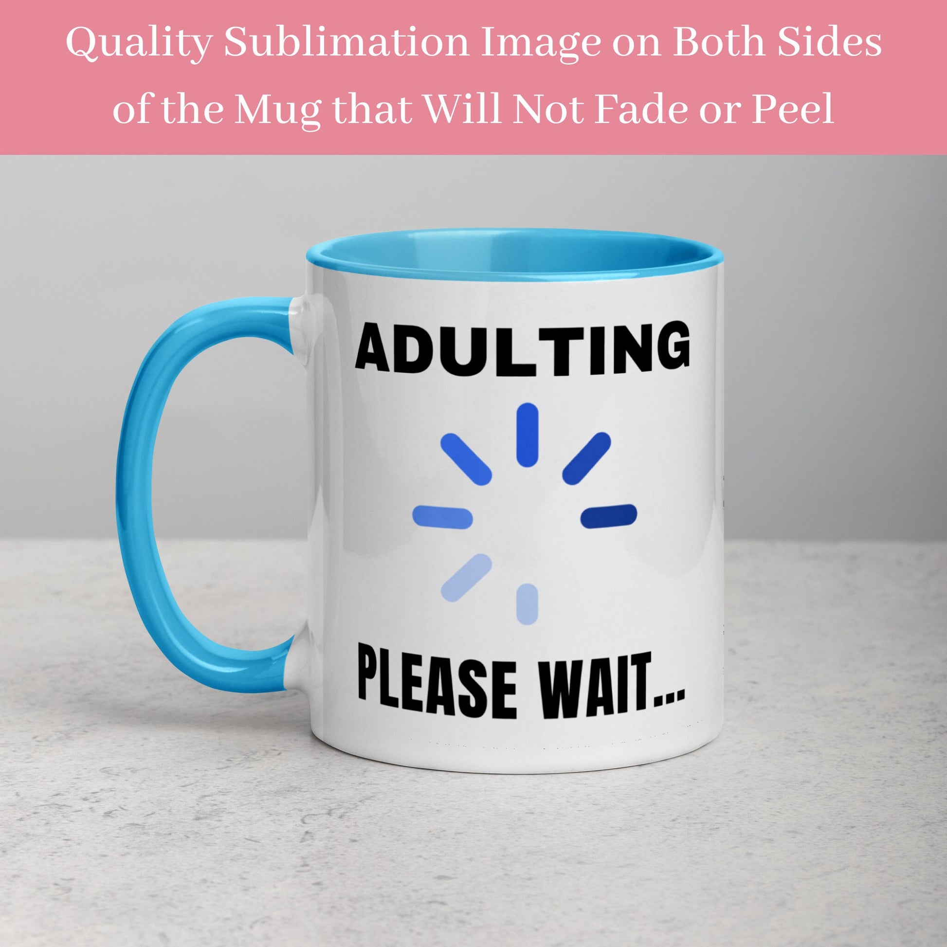 Adulting Mug, Funny Adulting Mug - Zehnaria - FUNNY HUMOR - Mugs