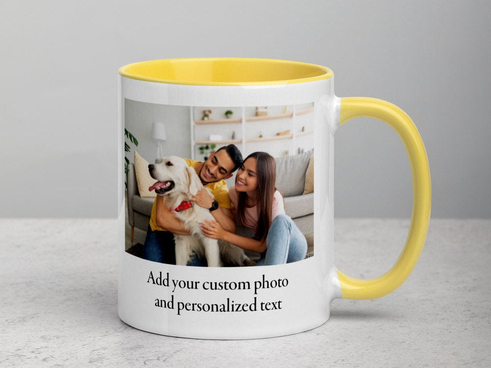 Personalized Photo Custom Coffee Mug, Picture Mug, Name Mug, Tea Coffee Cup, Photo Mug, Gift for Friend, Anniversary Wedding 133 Zehnaria