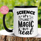 Science Teacher Mug, Like Magic But Real - Zehnaria - CAREER & EDUCATION - Mugs