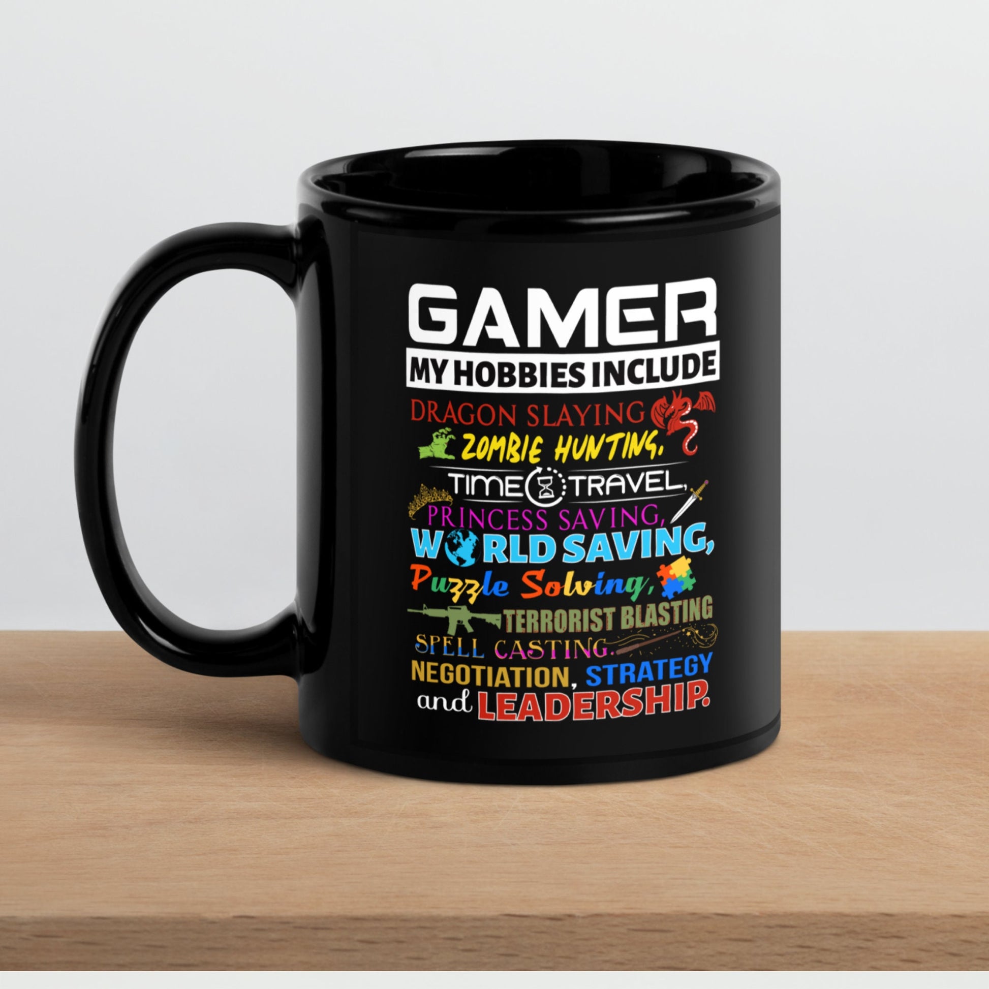 Gamer Mug, Gaming Mug - Zehnaria - HOBBIES & TRAVEL - Mugs