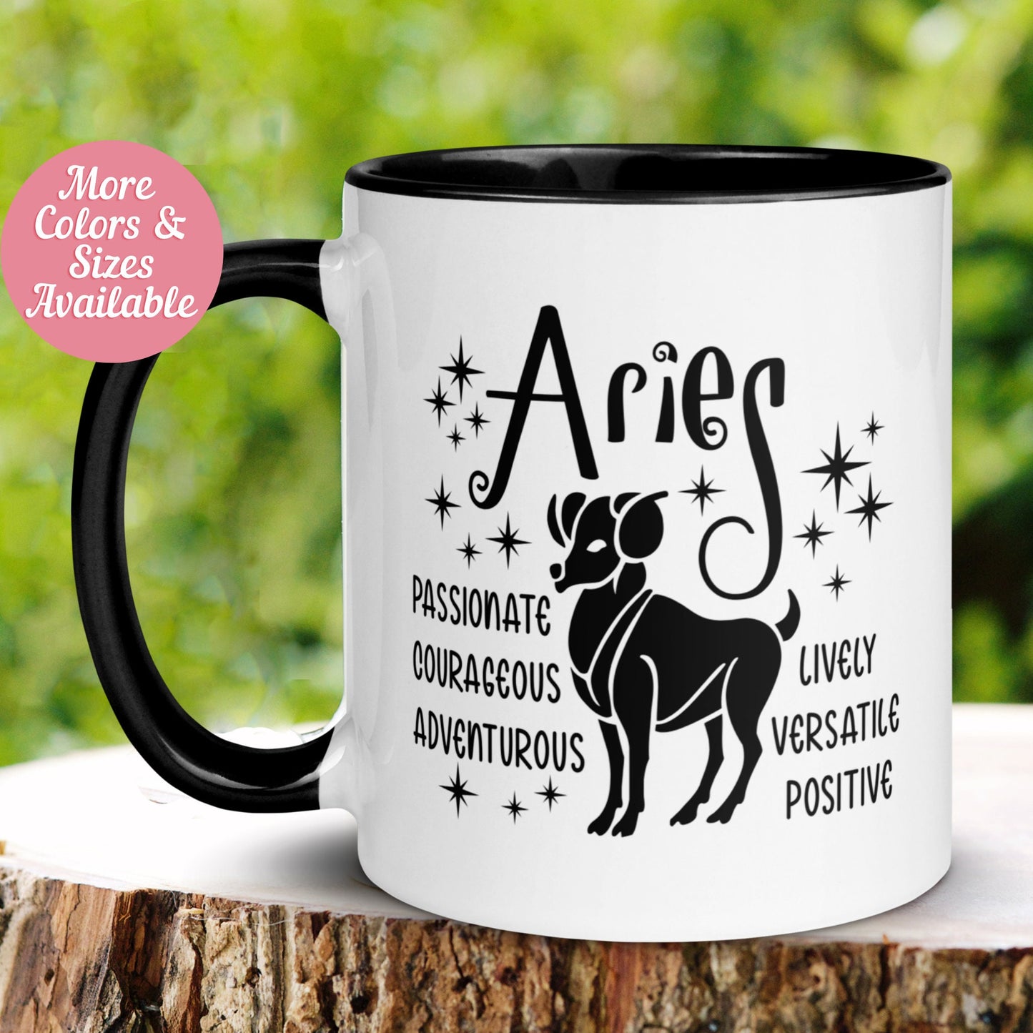 Aries Mug, Zodiac Mug - Zehnaria - BIRTHDAY & ZODIAC - Mugs
