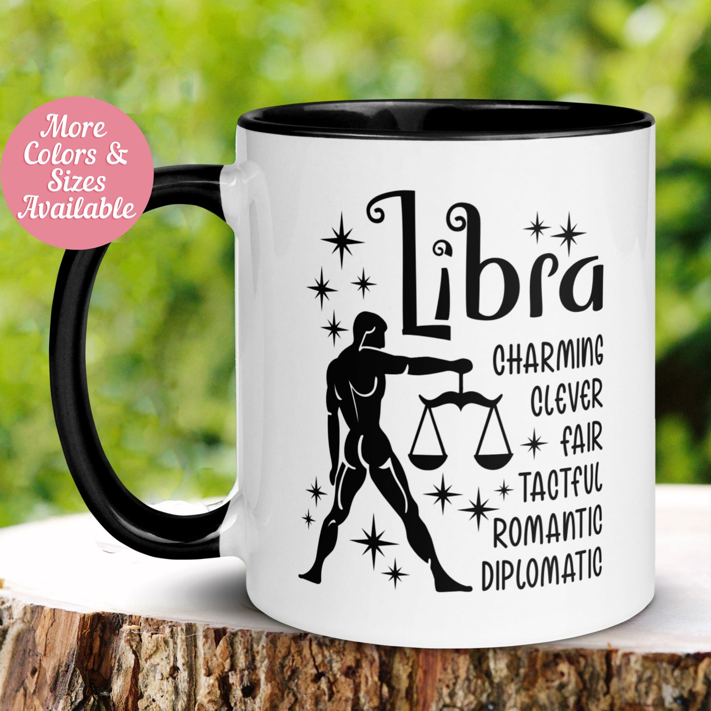 Libra Mug, Zodiac Mug - Zehnaria - BIRTHDAY & ZODIAC - Mugs