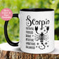 Scorpio Mug, Zodiac Mug - Zehnaria - BIRTHDAY & ZODIAC - Mugs