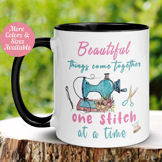 Sewers Mug, Beautiful Things Come Together Mug - Zehnaria - HOBBIES & TRAVEL - Mugs