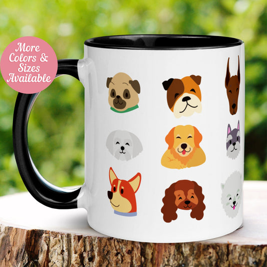 Dog Lover Coffee Mug, Coffee Cup, Dog Owner Mug, Dog Mom Mug, For Pet Owner, For Pet Mom or Pet Dad, 002 Zehnaria