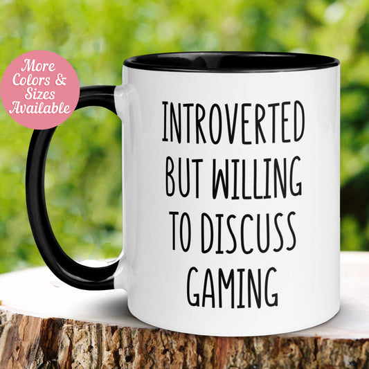Gaming Mug, Introvert Mug - Zehnaria - FUNNY HUMOR - Mugs