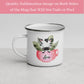 Tiger in Cup Mug, Personalize Custom Name Mug, Cute Mug for Kids, Camping Mug, Hot Chocolate Mug, Cute Colorful Cup, 434 Zehnaria