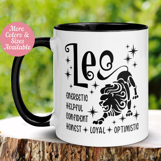 Leo Mug, Zodiac Mug - Zehnaria - BIRTHDAY & ZODIAC - Mugs