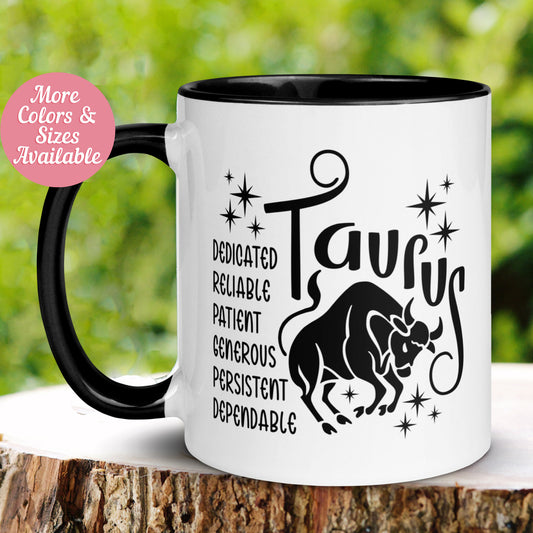 Taurus Mug, Zodiac Mug - Zehnaria - BIRTHDAY & ZODIAC - Mugs