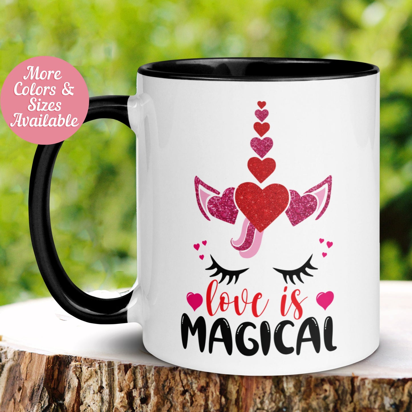 Unicorn Mug, Love Is Magical - Zehnaria - MORE HOLIDAYS & SEASONS - Mugs