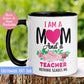Teacher Mom Mug, Teacher Mom Mug - Zehnaria - CAREER & EDUCATION - Mugs