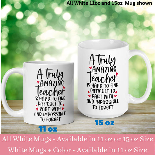 Teacher Mug, School Teacher Appreciation - Zehnaria - CAREER & EDUCATION - Mugs