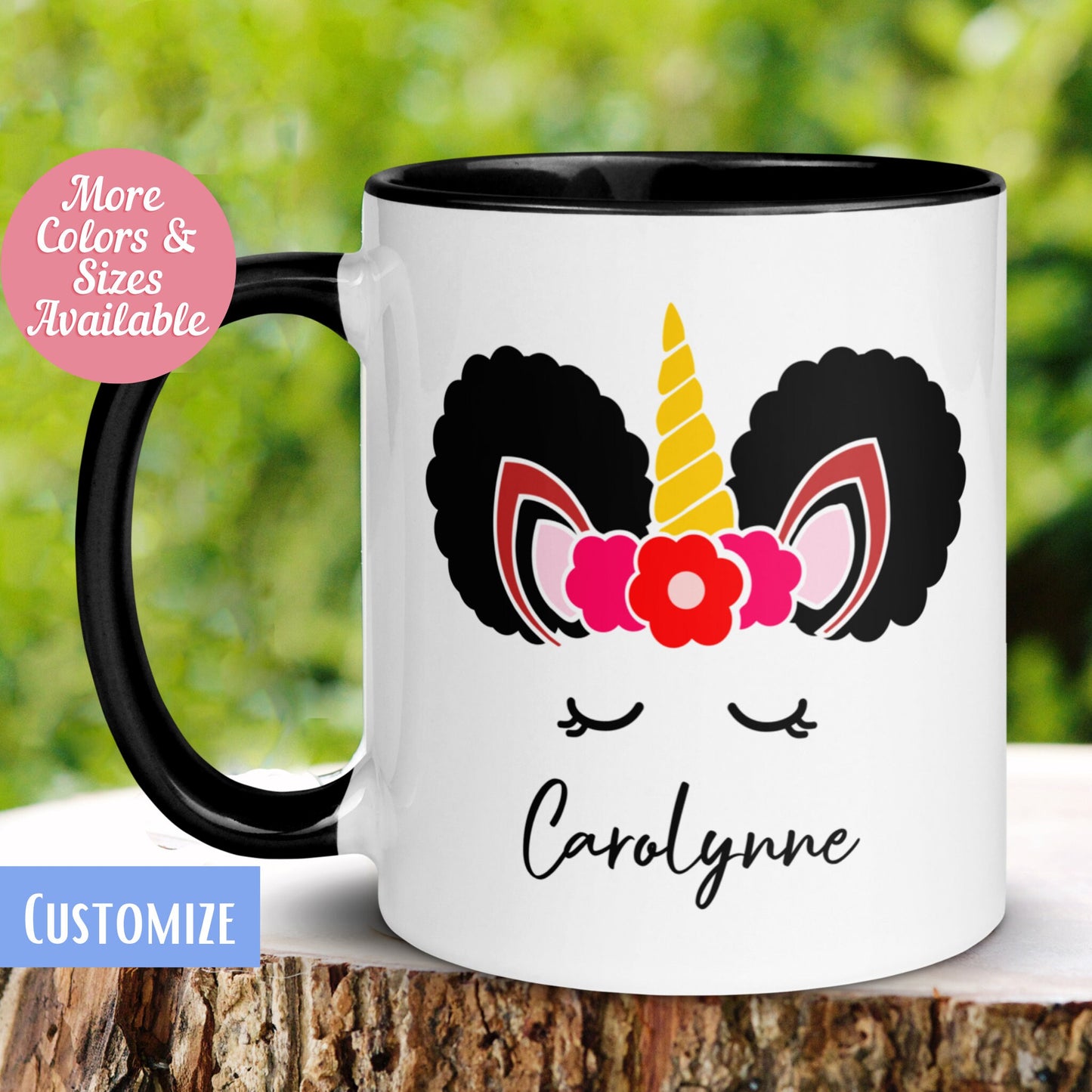 Unicorn Mug, Personalized Unicorn Name Mug - Zehnaria - PETS & ANIMALS - Mugs