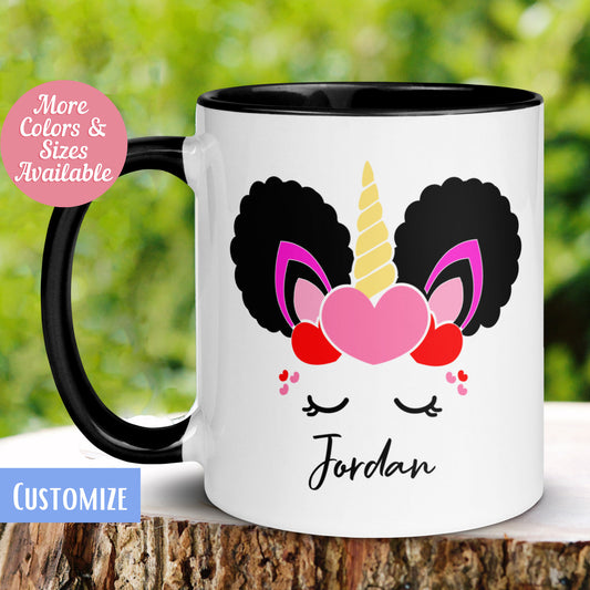 Unicorn Mug, Personalized Unicorn Name Mug - Zehnaria - PETS & ANIMALS - Mugs