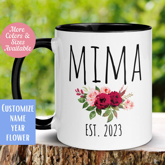 Mima Mug, Flower Name Mug - Zehnaria - FAMILY & FRIENDS - Mugs