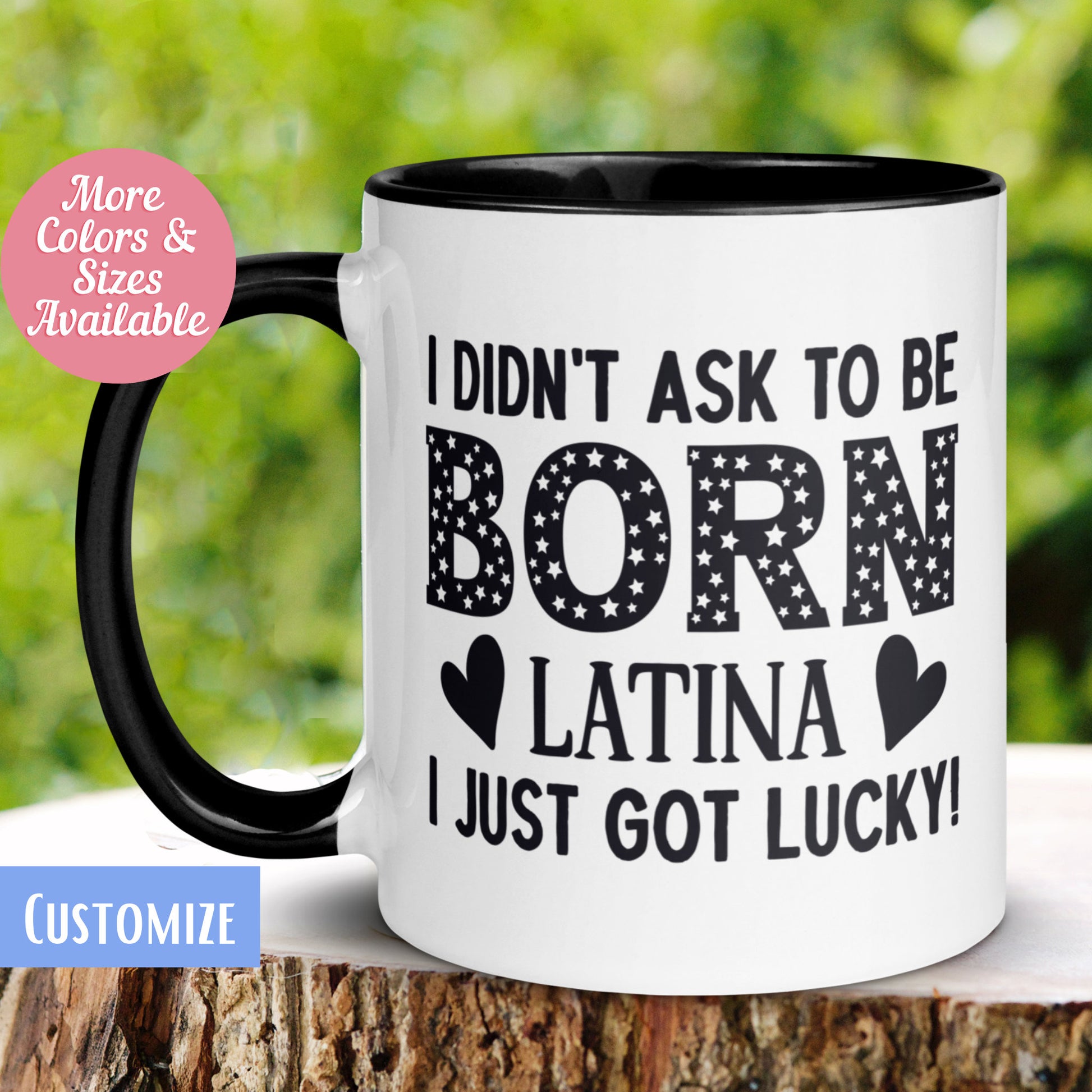 Born Latina Mug, Spanish Mug - Zehnaria - CULTURAL - Mugs