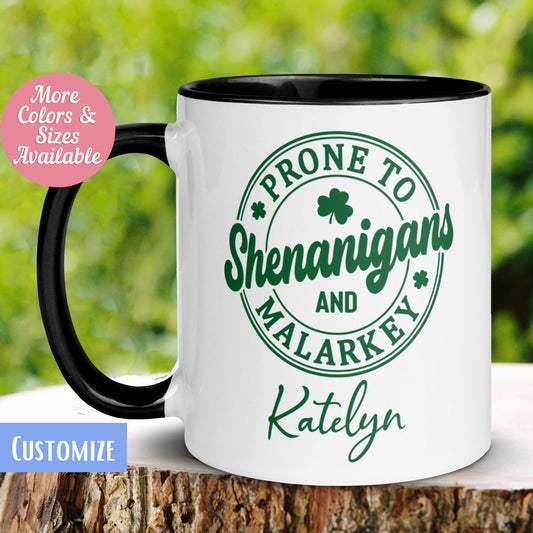 Funny Irish Coffee Mug, Happy St Patricks Day Mug - Zehnaria - MORE HOLIDAYS & SEASONS - Mugs