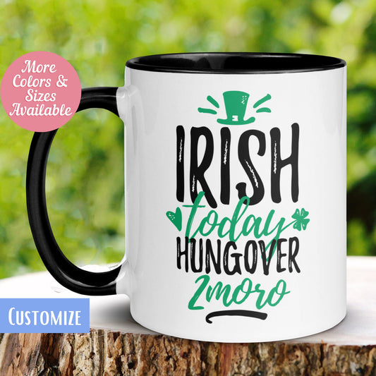 Funny Irish Coffee Mug, Happy St Patricks Day Mug - Zehnaria - MORE HOLIDAYS & SEASONS - Mugs