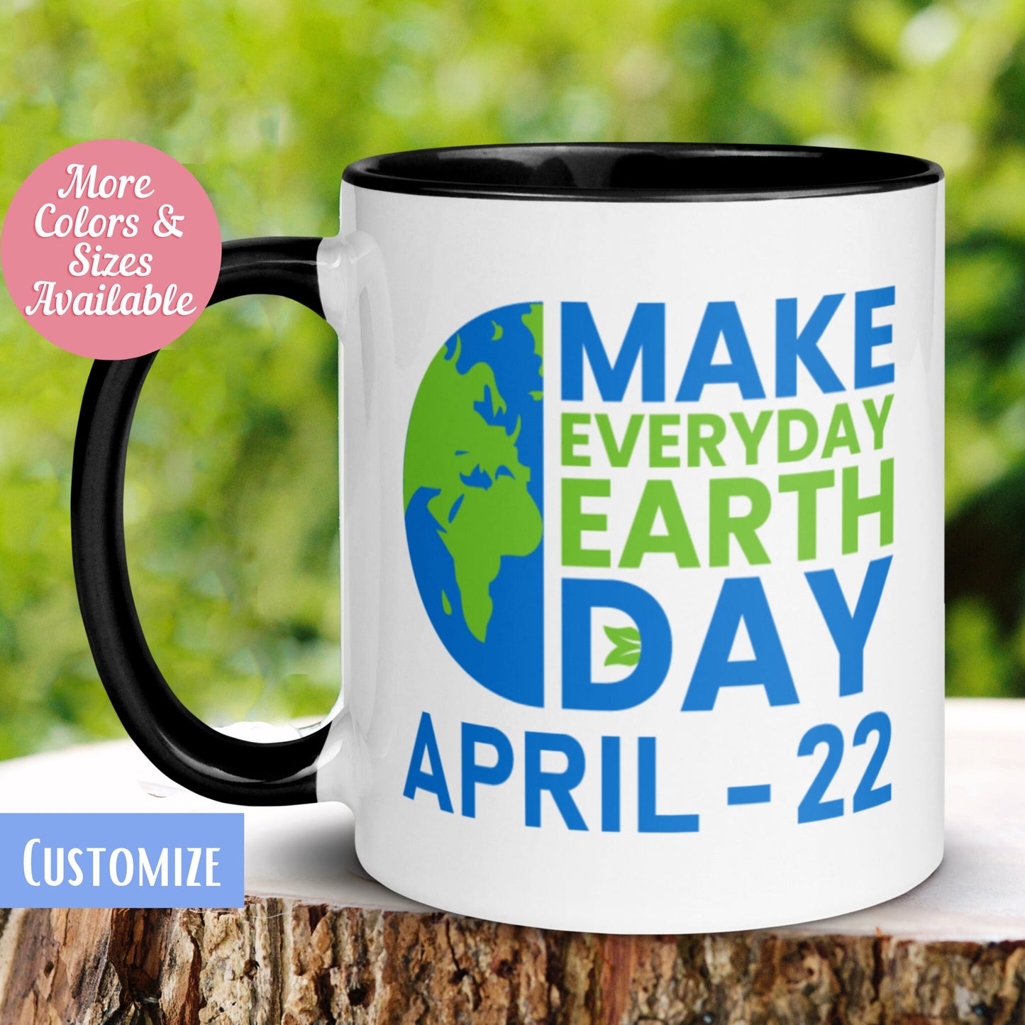 Earth Day Mug, Earth Mug - Zehnaria - MORE HOLIDAYS & SEASONS - Mugs