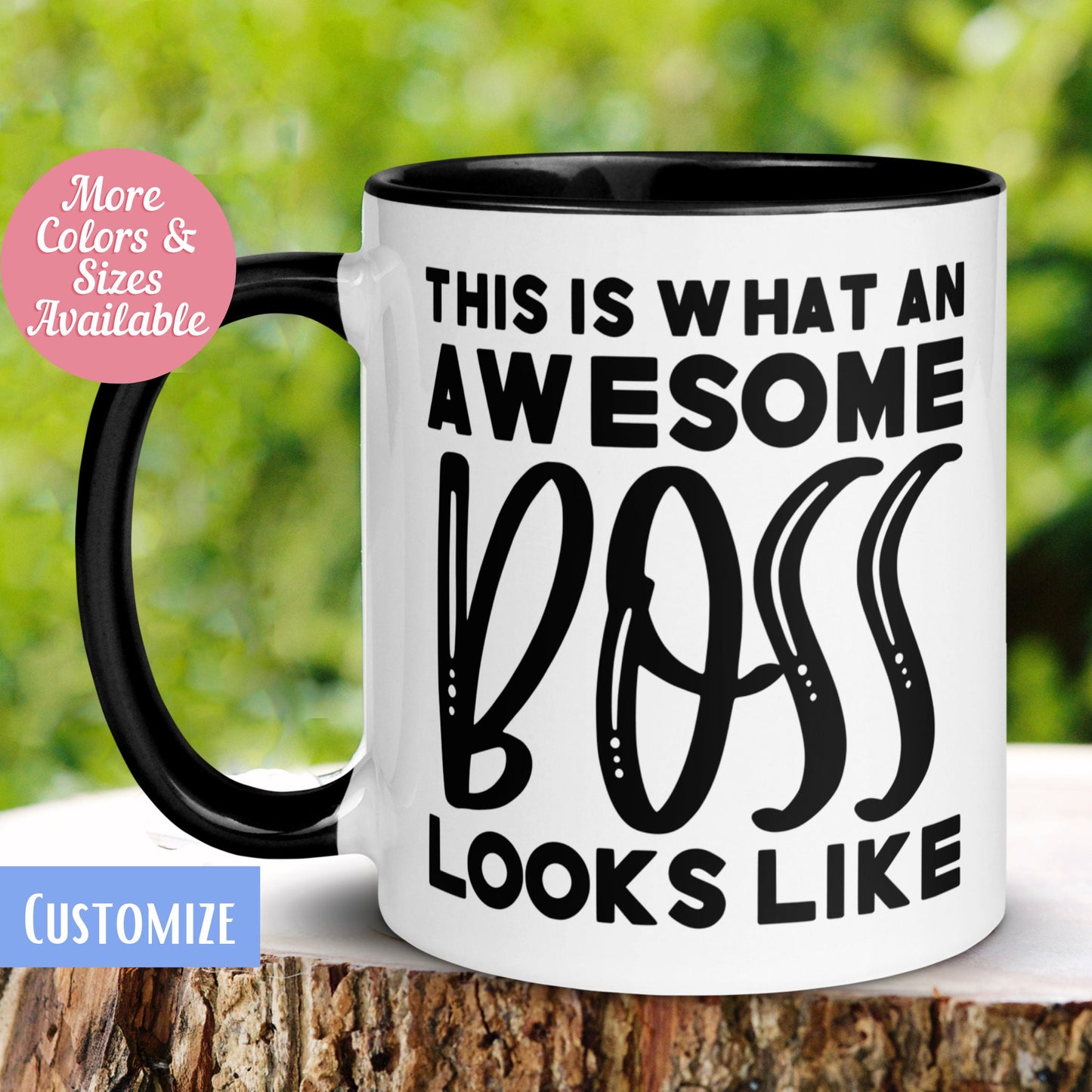 Boss Mug, This Is What An Awesome Boss Looks Like Coffee Mug - Zehnaria - OFFICE & WORK - Mugs