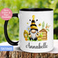 Gnome Mug, Bee Mug - Zehnaria - MORE HOLIDAYS & SEASONS - Mugs