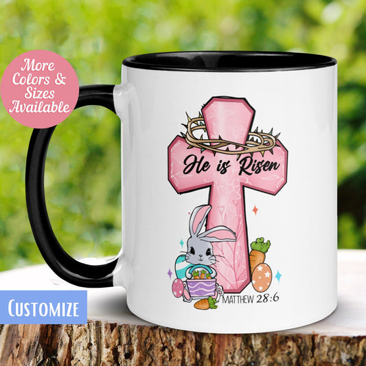 Christian Mug, He Is Risen - Zehnaria - MORE HOLIDAYS & SEASONS - Mugs