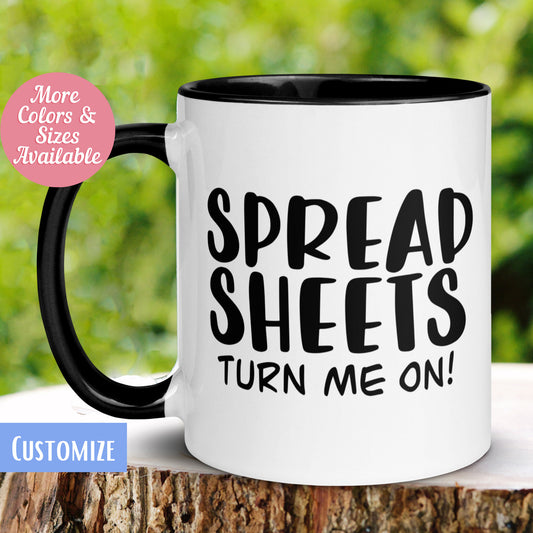 Spreadsheet Mug, Accountant Mug - Zehnaria - OFFICE & WORK - Mugs