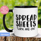 Spreadsheet Mug, Accountant Mug - Zehnaria - OFFICE & WORK - Mugs
