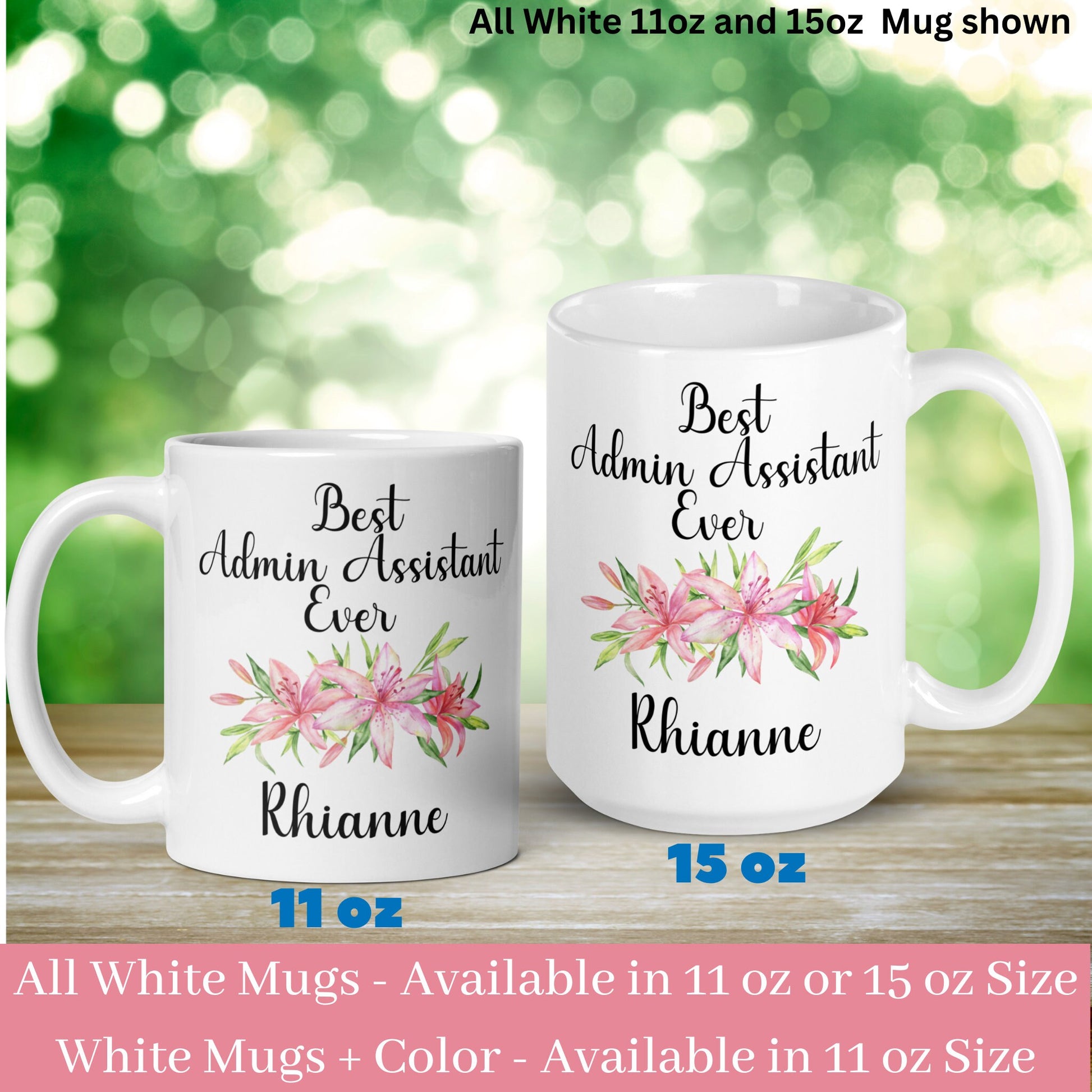 Admin Assistant Gift, Admin Mug - Zehnaria - FAMILY & FRIENDS - Mugs