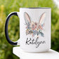 Personalized Easter Mug, Easter Bunny Mug - Zehnaria - MORE HOLIDAYS & SEASONS - Mugs