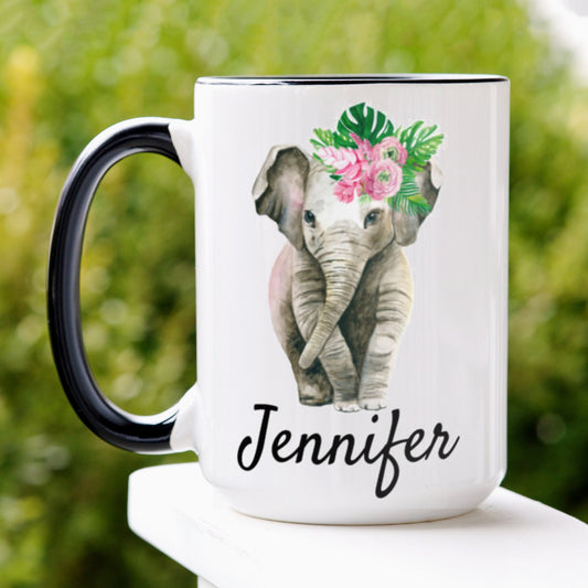 Elephant Gifts, Elephant Mug - Zehnaria - PETS & ANIMALS - Mugs