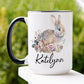 Rabbit Lover Gift, Personalized Easter Mug - Zehnaria - MORE HOLIDAYS & SEASONS - Mugs