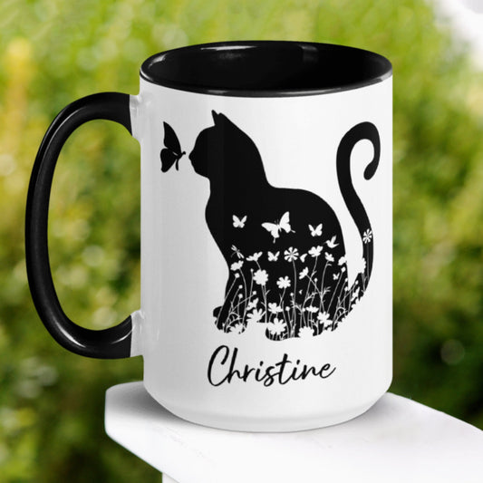 Personalized Cat Mug, Custom Cat Mug - Zehnaria - FAMILY & FRIENDS - Mugs